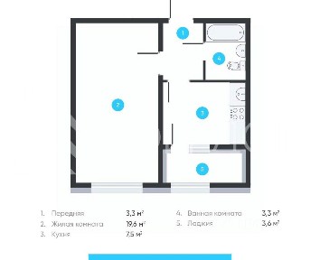 Продается 1-комн. квартира, 50 м²