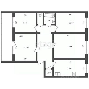 Продается 4-комн. квартира, 79,1 м²