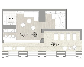 Продается 3-комн. квартира, 146,9 м²