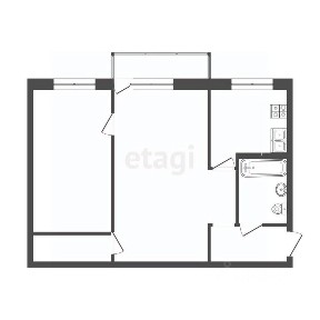 Продается 2-комн. квартира, 44,8 м²