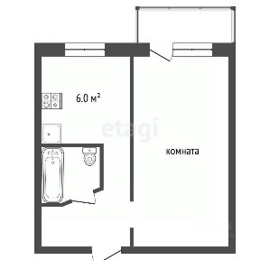 Продается 1-комн. квартира, 29,6 м²