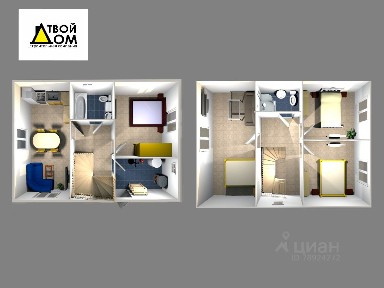 Продается 2-этажный дом, 100 м²