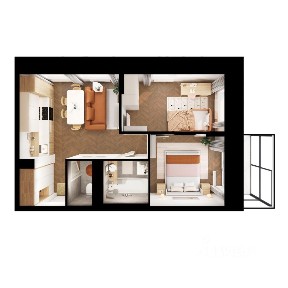 Продается 2-комн. квартира, 45,08 м²