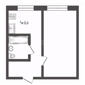 Продается 1-комн. квартира, 30,9 м²