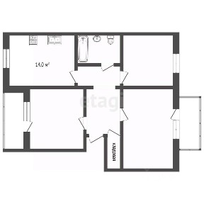 Продается 3-комн. квартира, 86,3 м²
