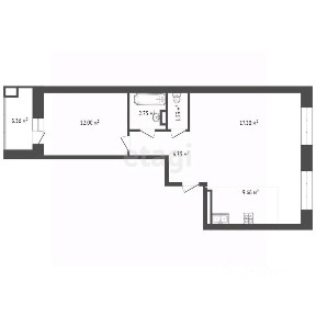 Продается 2-комн. квартира, 50,7 м²