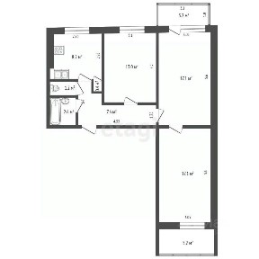 Продается 3-комн. квартира, 67,2 м²