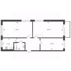 Продается 3-комн. квартира, 61,1 м²