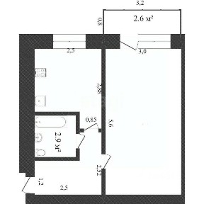 Продается 1-комн. квартира, 30,4 м²