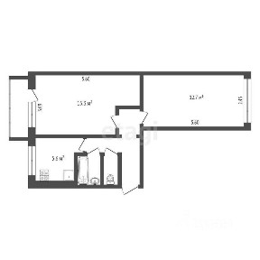 Продается 2-комн. квартира, 43,7 м²