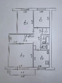 Продается 3-комн. квартира, 65,9 м²
