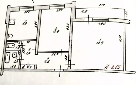 Продается 2-комн. квартира, 50,9 м²