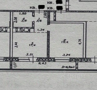 Продается 1-комн. квартира, 34,2 м²