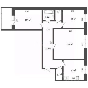 Продается 3-комн. квартира, 66,1 м²