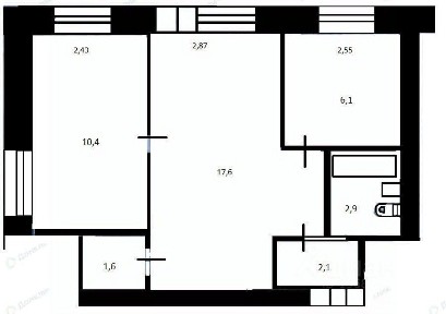 Продается 2-комн. квартира, 40,7 м²