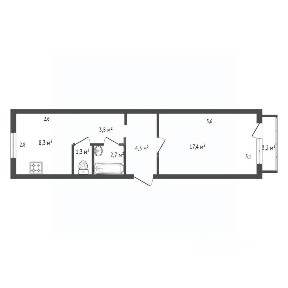 Продается 1-комн. квартира, 37,9 м²
