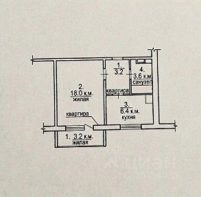 Продается 1-комн. квартира, 34 м²