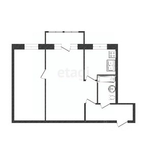 Продается 2-комн. квартира, 44,5 м²