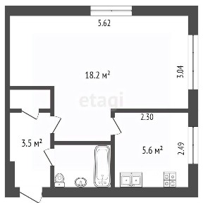 Продается 1-комн. квартира, 30 м²