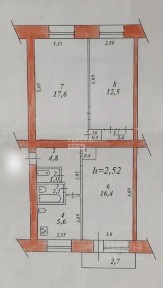 Продается 3-комн. квартира, 61,8 м²