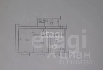 Продается 2-комн. квартира, 59,8 м²