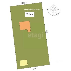 Продается 2-этажный дом, 58 м²