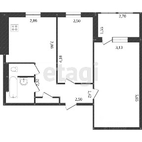 Продается 2-комн. квартира, 47,7 м²
