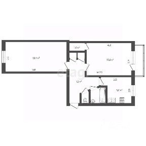 Продается 2-комн. квартира, 44 м²