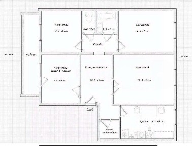 Продается 4-комн. квартира, 76,1 м²