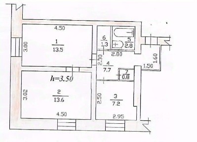 Продается 2-комн. квартира, 46,9 м²