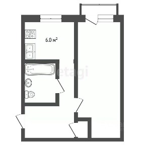 Продается 1-комн. квартира, 29,7 м²