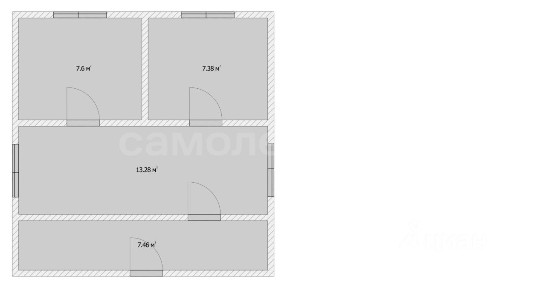 Продается 2-этажный дом, 37,2 м²