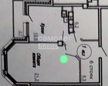 Продается 1-комн. квартира, 46,3 м²