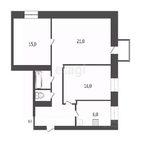 Продается 3-комн. квартира, 67,2 м²