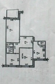 Продается 3-комн. квартира, 63,9 м²