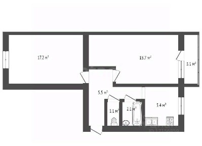 Продается 2-комн. квартира, 47,3 м²