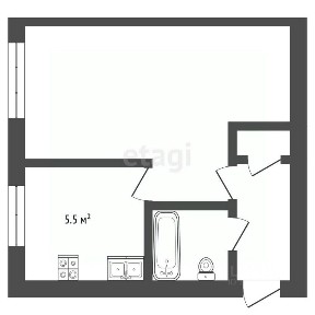 Продается 1-комн. квартира, 30,3 м²
