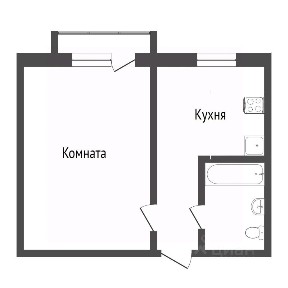 Продается 1-комн. квартира, 37 м²