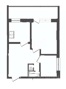 Продается 2-комн. квартира, 45,3 м²