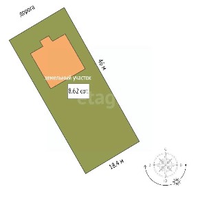 Продается 1-этажный дом, 120 м²