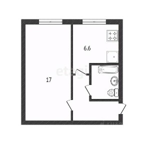 Продается 1-комн. квартира, 30,5 м²
