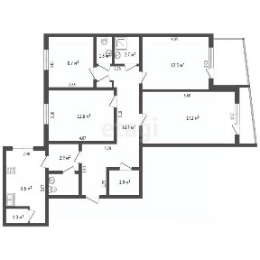 Продается 4-комн. квартира, 90,2 м²