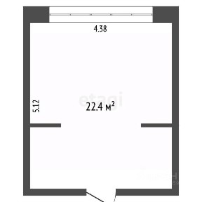 Продается студия, 19,9 м²