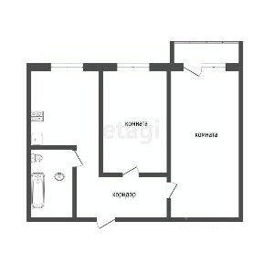 Продается 2-комн. квартира, 43,5 м²