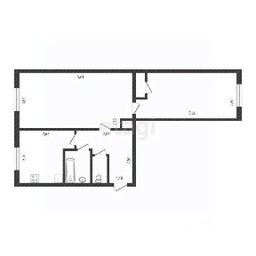 Продается 2-комн. квартира, 43,8 м²