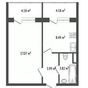 Продается 1-комн. квартира, 39 м²
