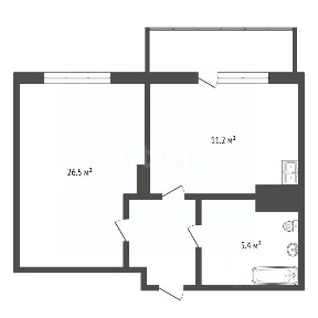 Продается студия, 37,9 м²