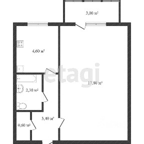 Продается 1-комн. квартира, 30 м²
