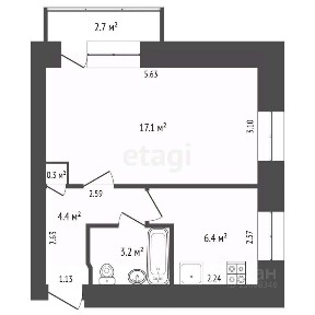 Продается 1-комн. квартира, 31 м²
