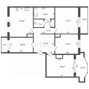 Продается 4-комн. квартира, 103,5 м²